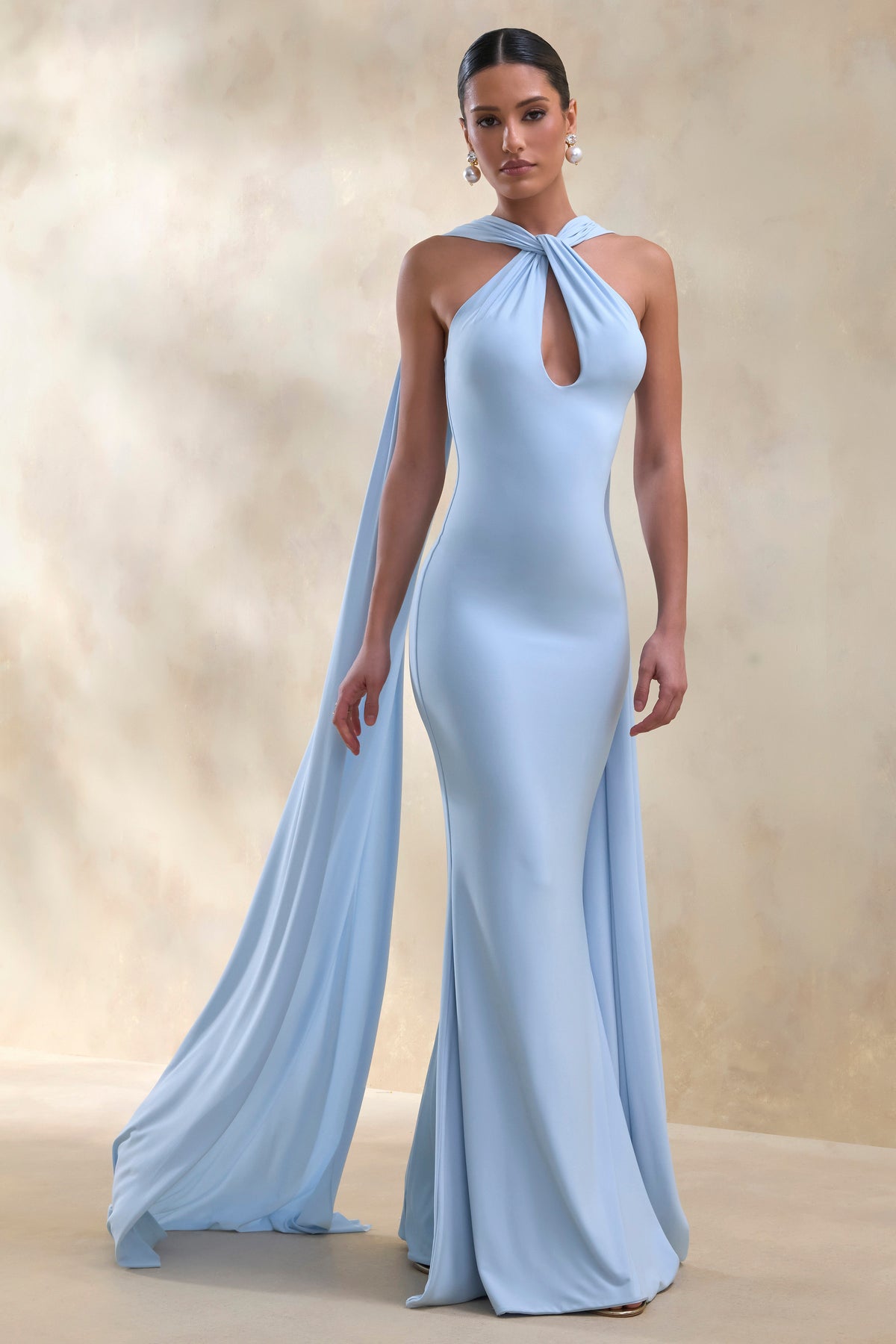 ECM_HR_CL135876013 - Rhoda | Powder Blue Twist Halter-Neck Cape Maxi Dress 1.jpg