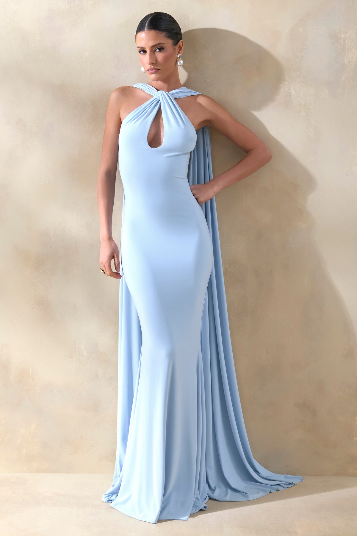 ECM_HR_CL135876013 - Rhoda | Powder Blue Twist Halter-Neck Cape Maxi Dress 4.jpg