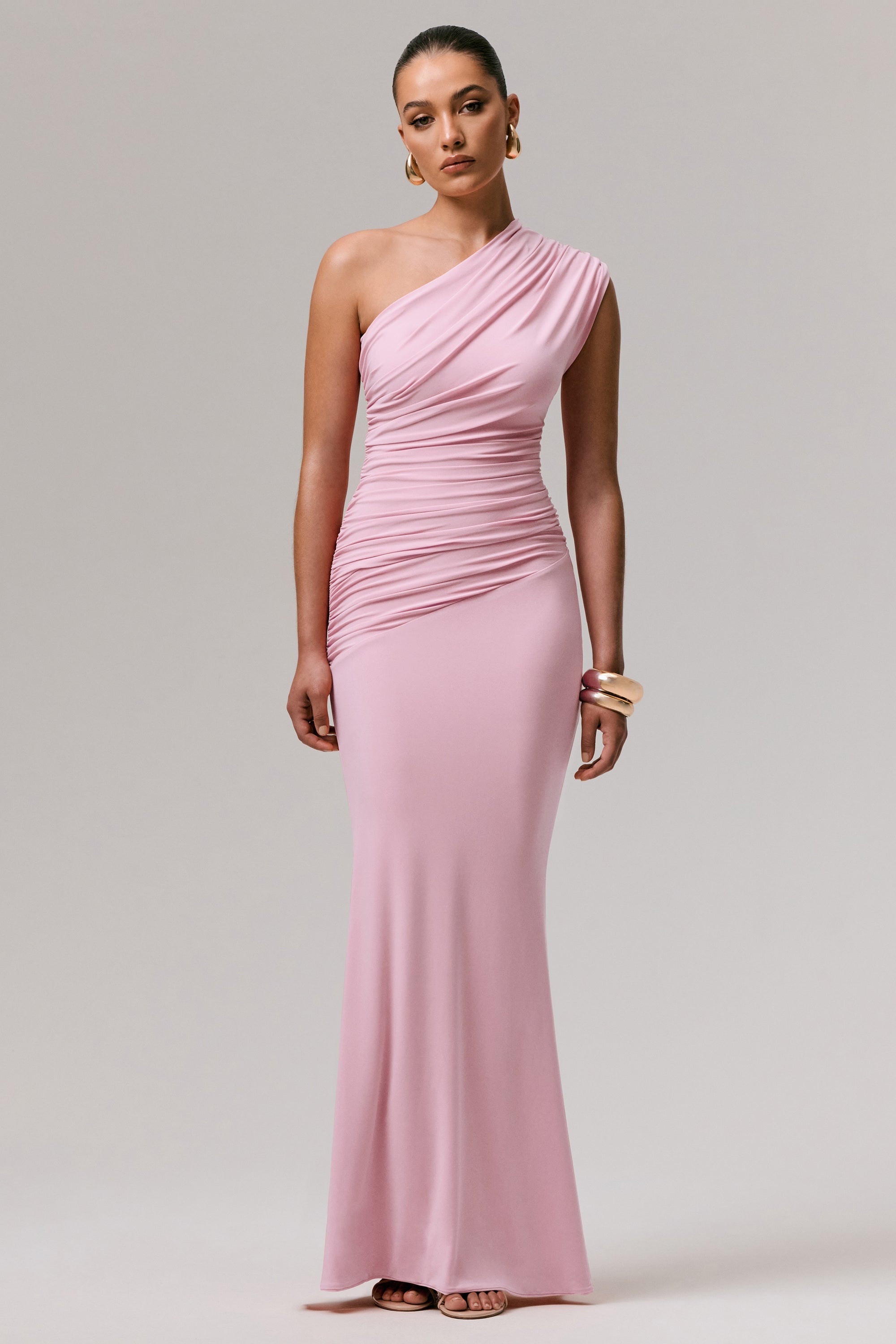 HR_CL136172084 - Mardi Pink symmetric Maxi Dress With Ruching 01.jpg