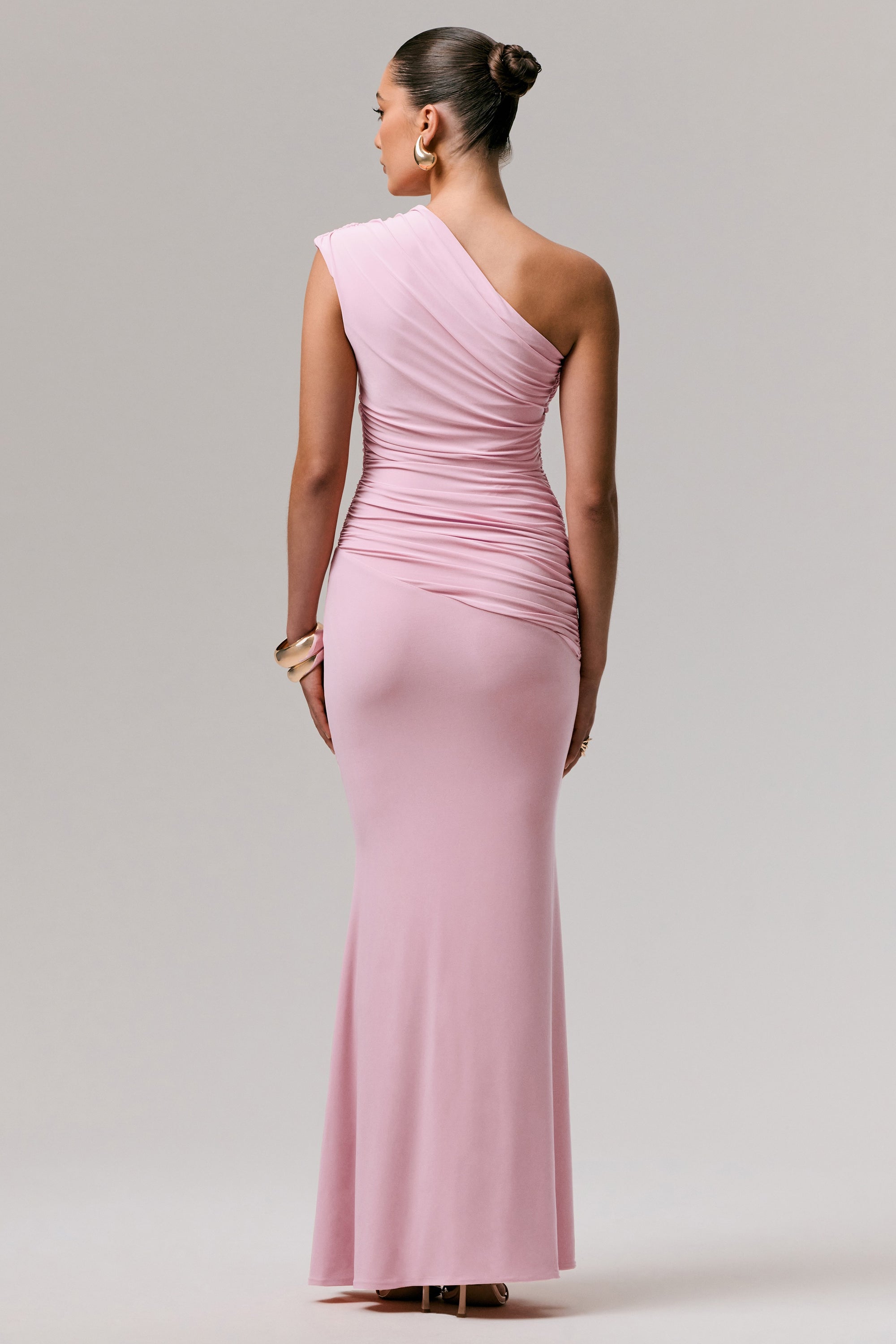 HR_CL136172084 - Mardi Pink symmetric Maxi Dress With Ruching 02.jpg