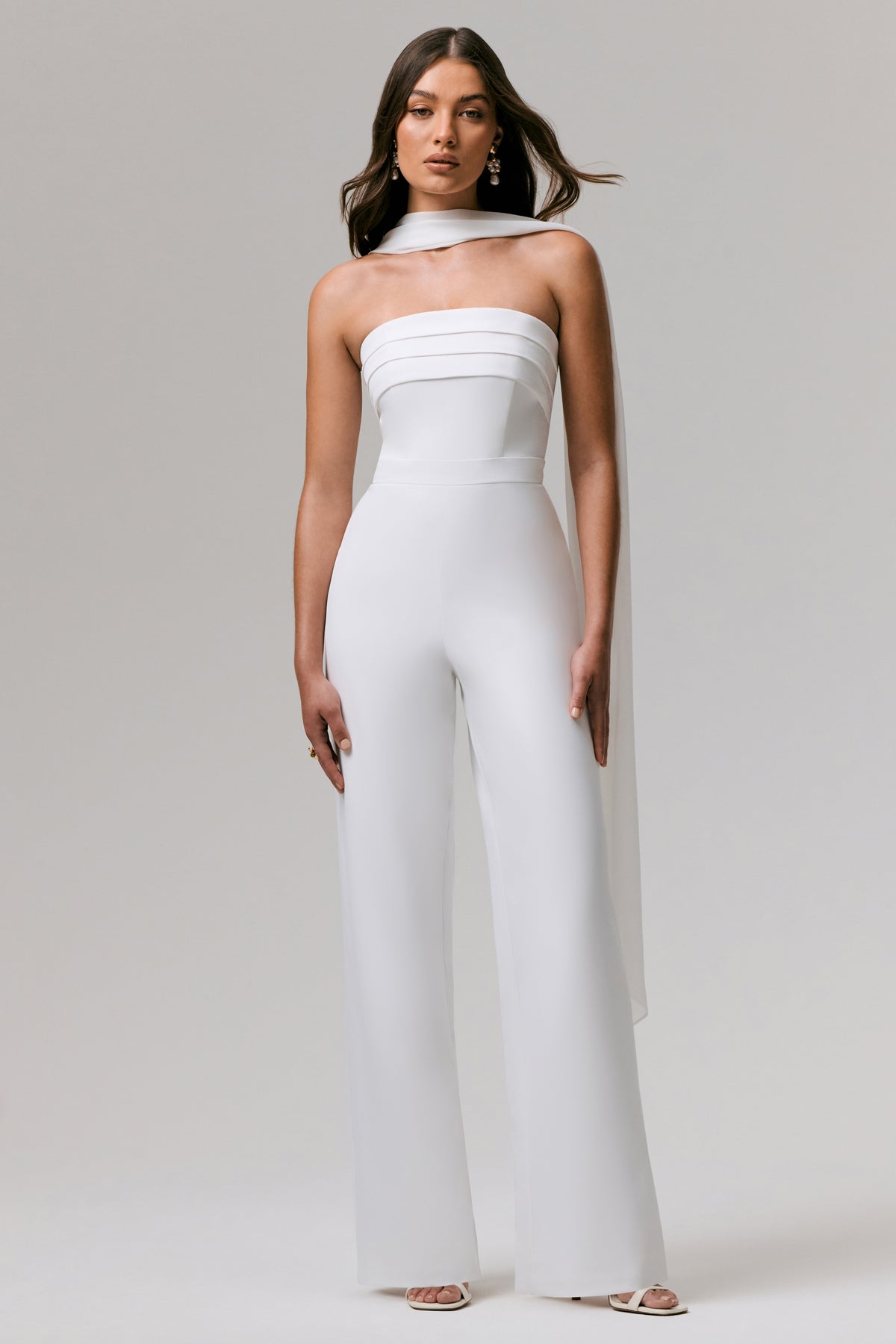 ECM_HR_CL136419005 - Enchanted White High-Neck Jumpsuit With Sash 0.jpg