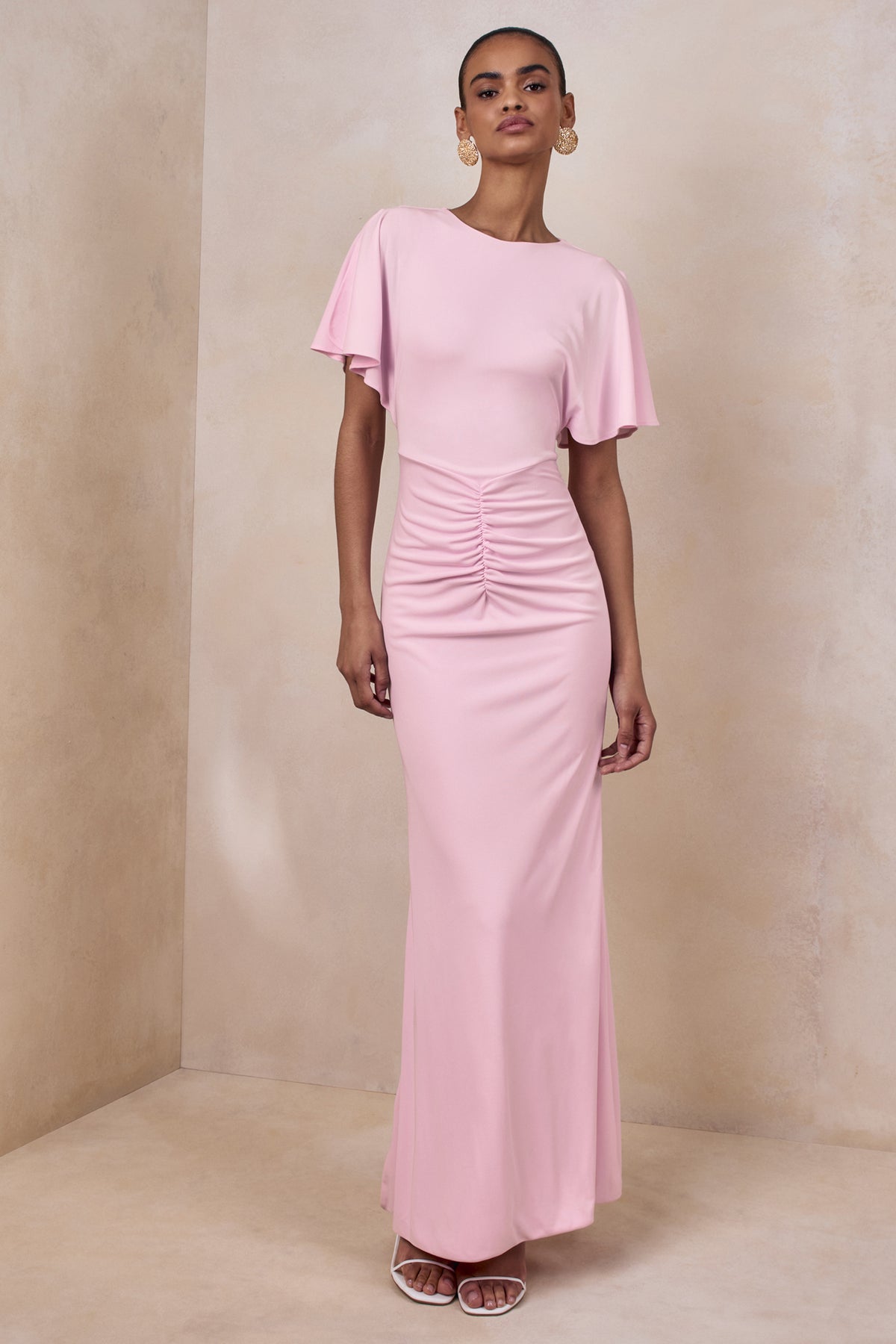 ECM_HR_CL136438295 - Grandeur | Pale Pink High-Neck Ruched Maxi Dress 01.jpg