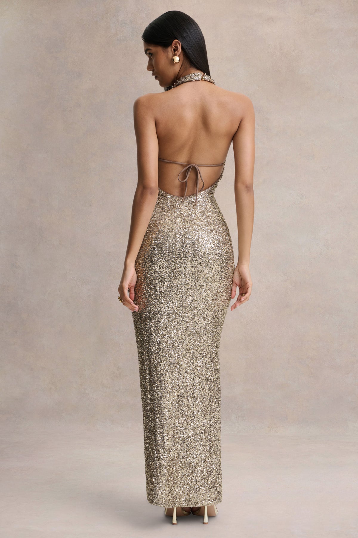 HR_CL136674059 - Gio - Champagne Sequin Plunge-Neck Wrap Maxi Dress With Ruched Detailing7.jpg