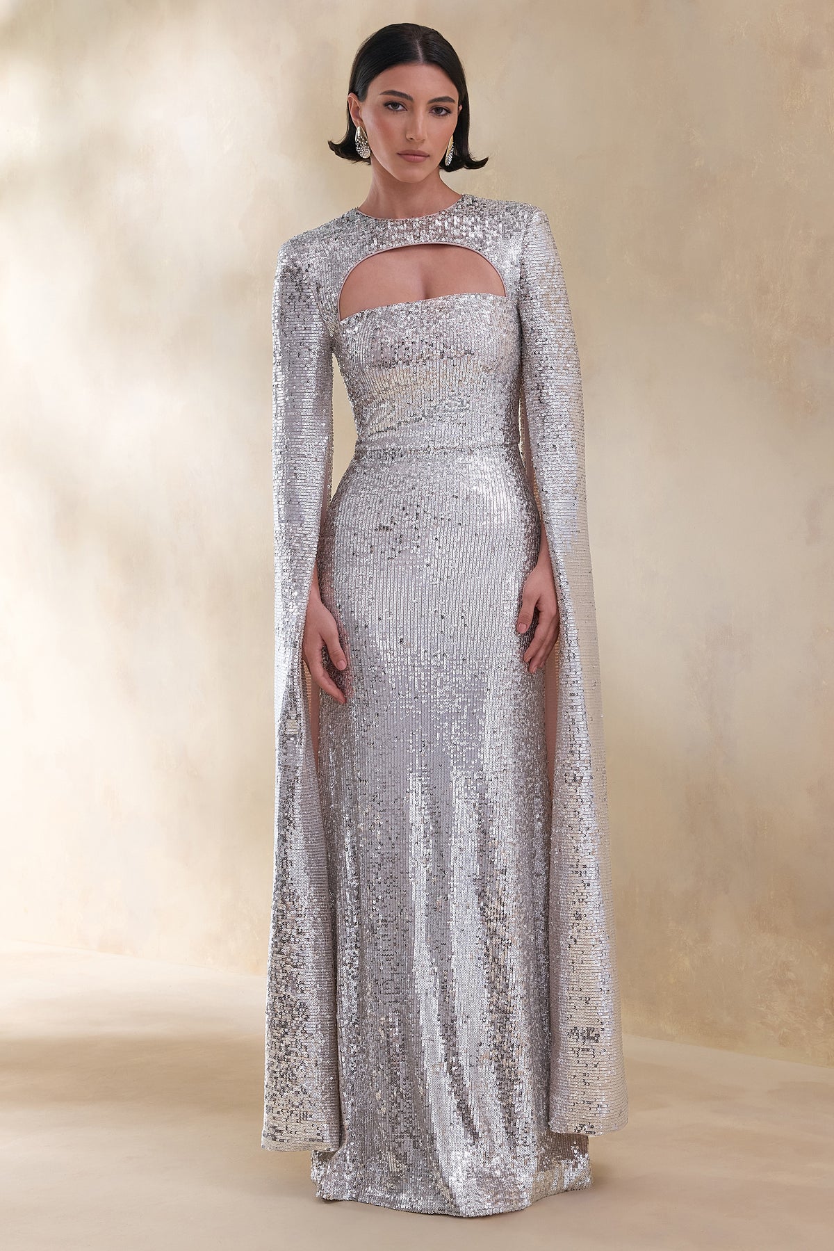 ECM_HR_CL136687013 Devora _ Silver Sequin Crew-Neck Maxi Dress With Cape Sleeves 1 (1).jpg