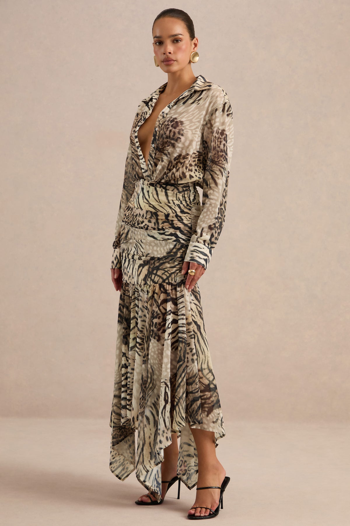 ECM_HR_CL136820021_Kris Brown Animal Print Plunge-Neck Maxi Dress With Ruched Detailing 21.jpg