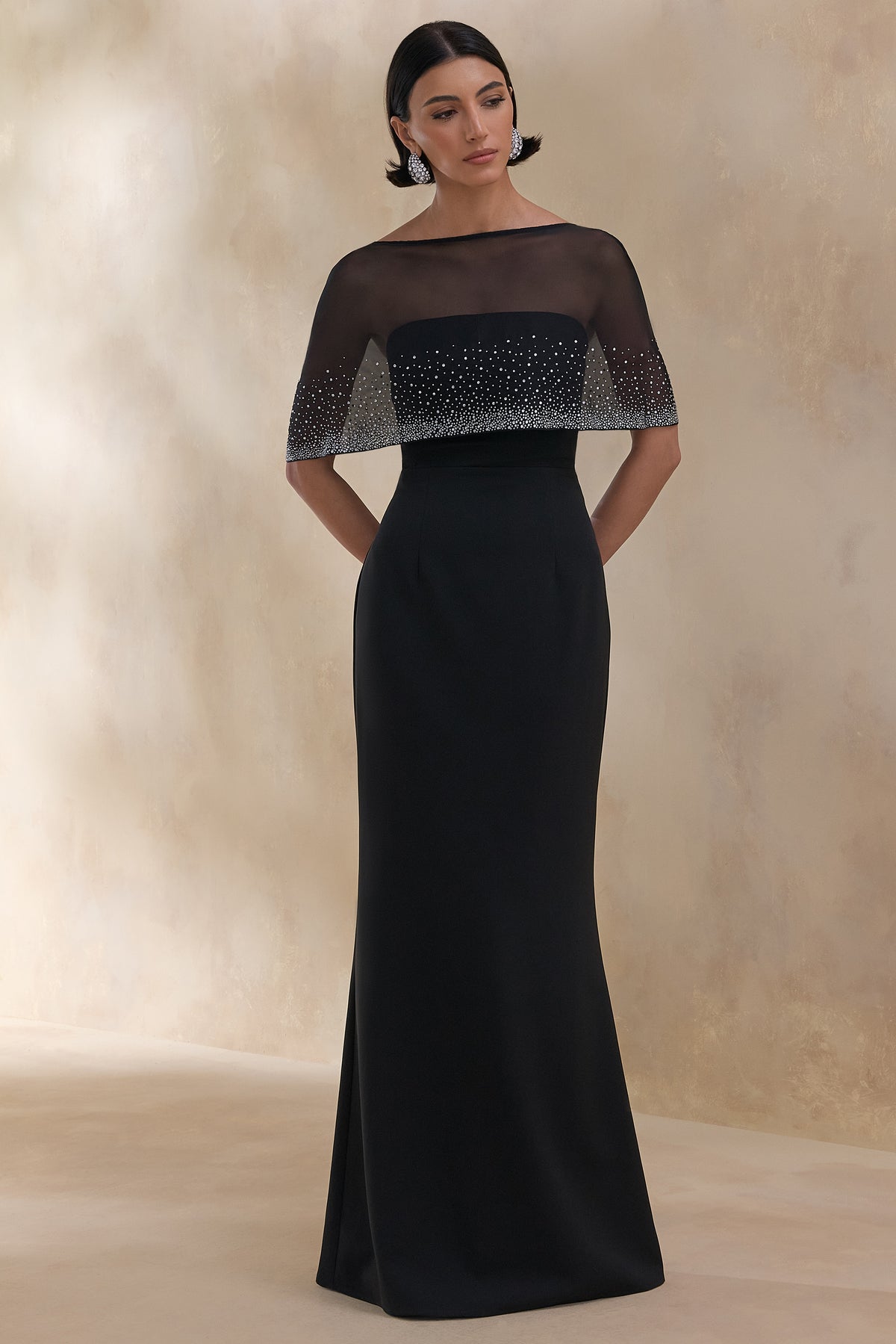 ECM_HR_CL136988002 Everly _ Black Embellished Cape-Sleeve Maxi Dress 2.jpg