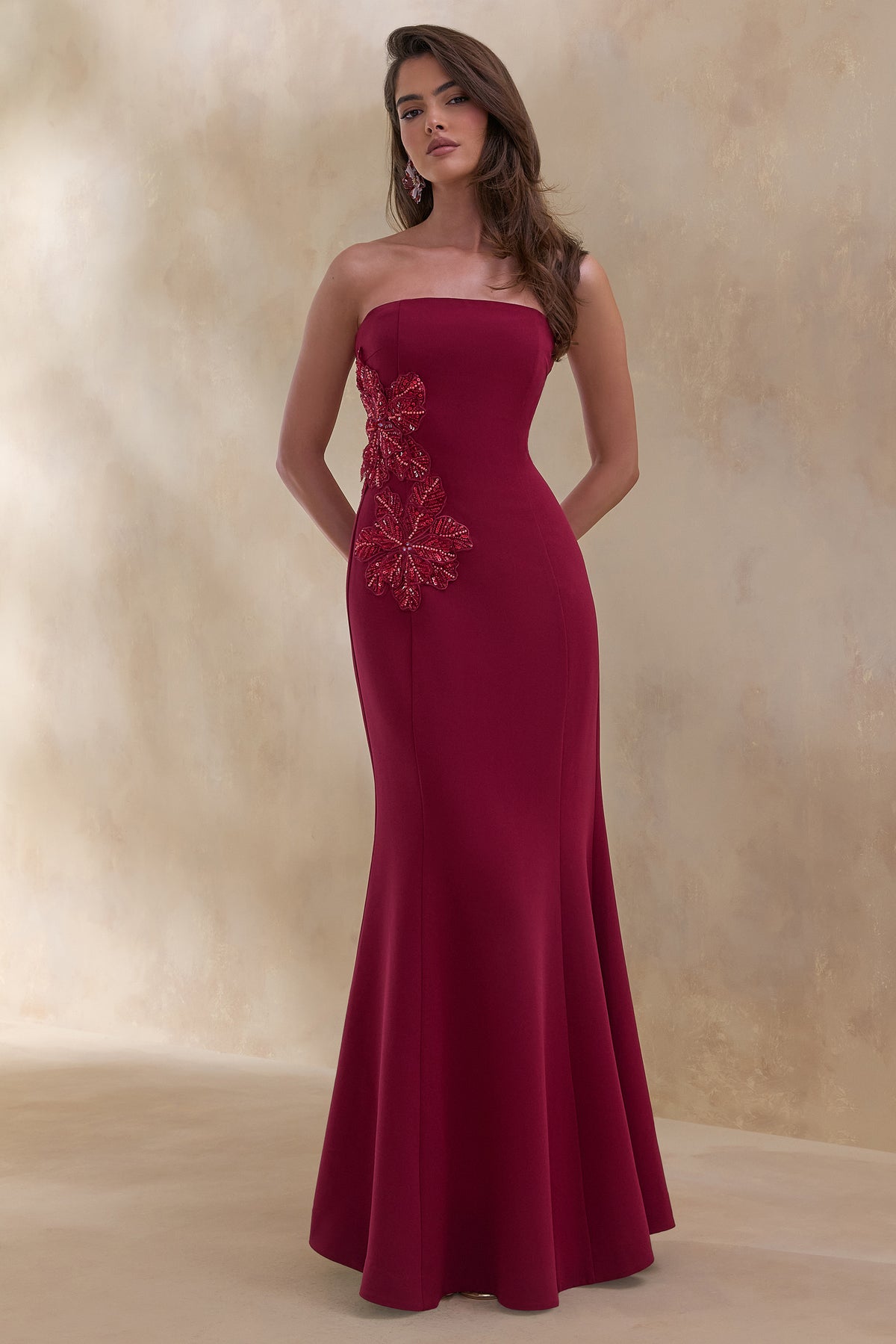 ECM_HR_CL136992069 Aylana _ Burgundy Bandeau Maxi Dress With Embellished Detail 0.jpg