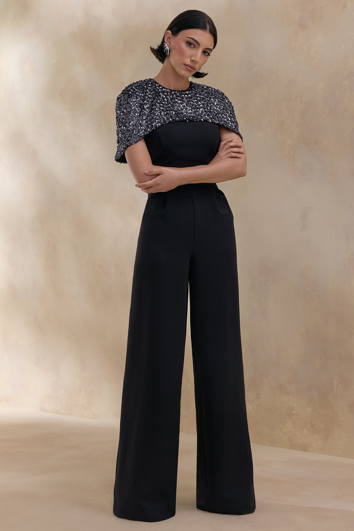 ECM_HR_CL137001002 Eloriana _ Black Embellished High-Neck Jumpsuit 4.jpg