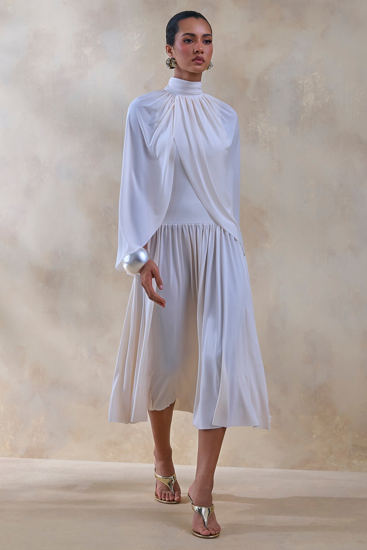 ECM_HR_CL137203111 - Honora _ Cream High-Neck Maxi Dress With Cape-Sleeves 2 (1).jpg