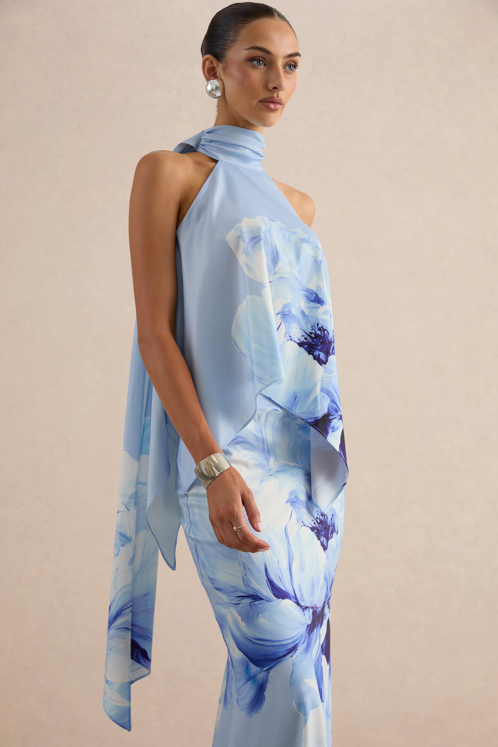 CL137321013 - Sancelle | Blue Border Floral Print Matte Satin Halter-Neck Top 10.jpg