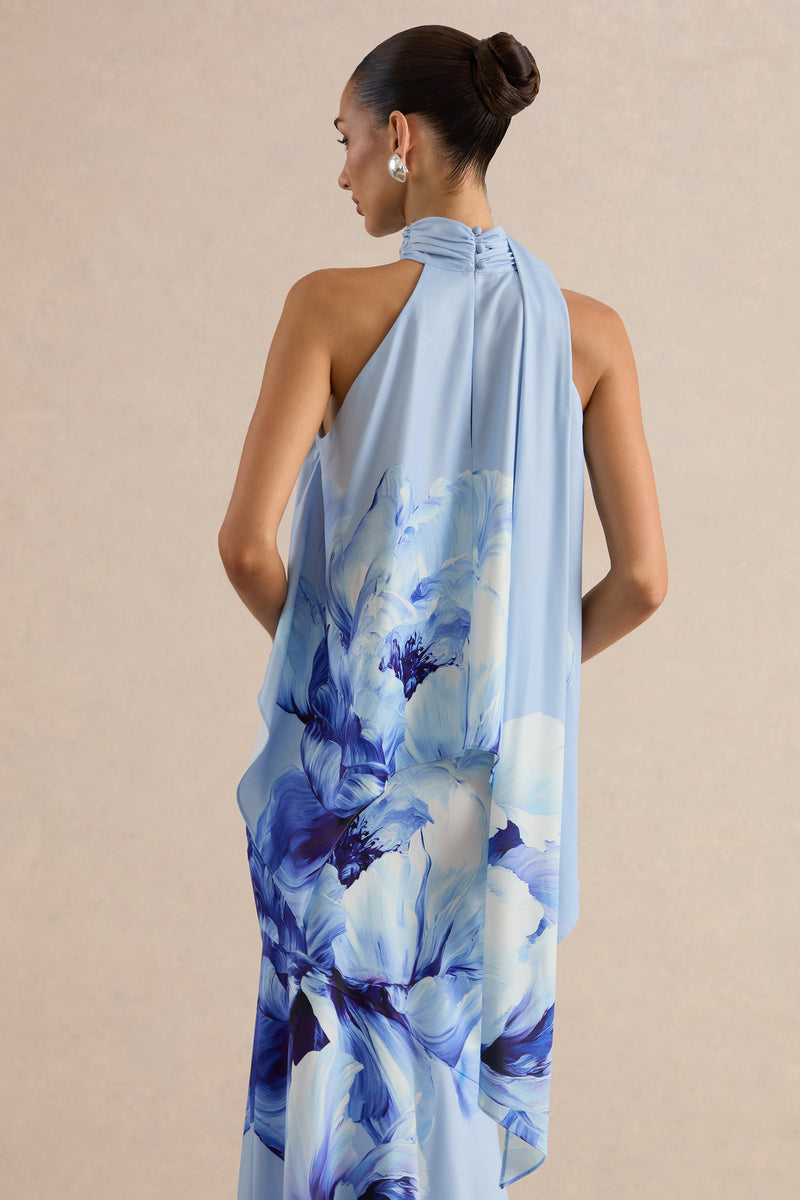 CL137321013 - Sancelle | Blue Border Floral Print Matte Satin Halter-Neck Top 11.jpg