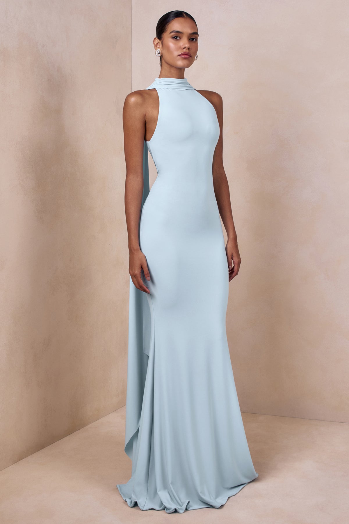 ECM_HR_CL137448016 - Cordy | Powder Blue High-Neck Maxi Dress With Cape 02.jpg