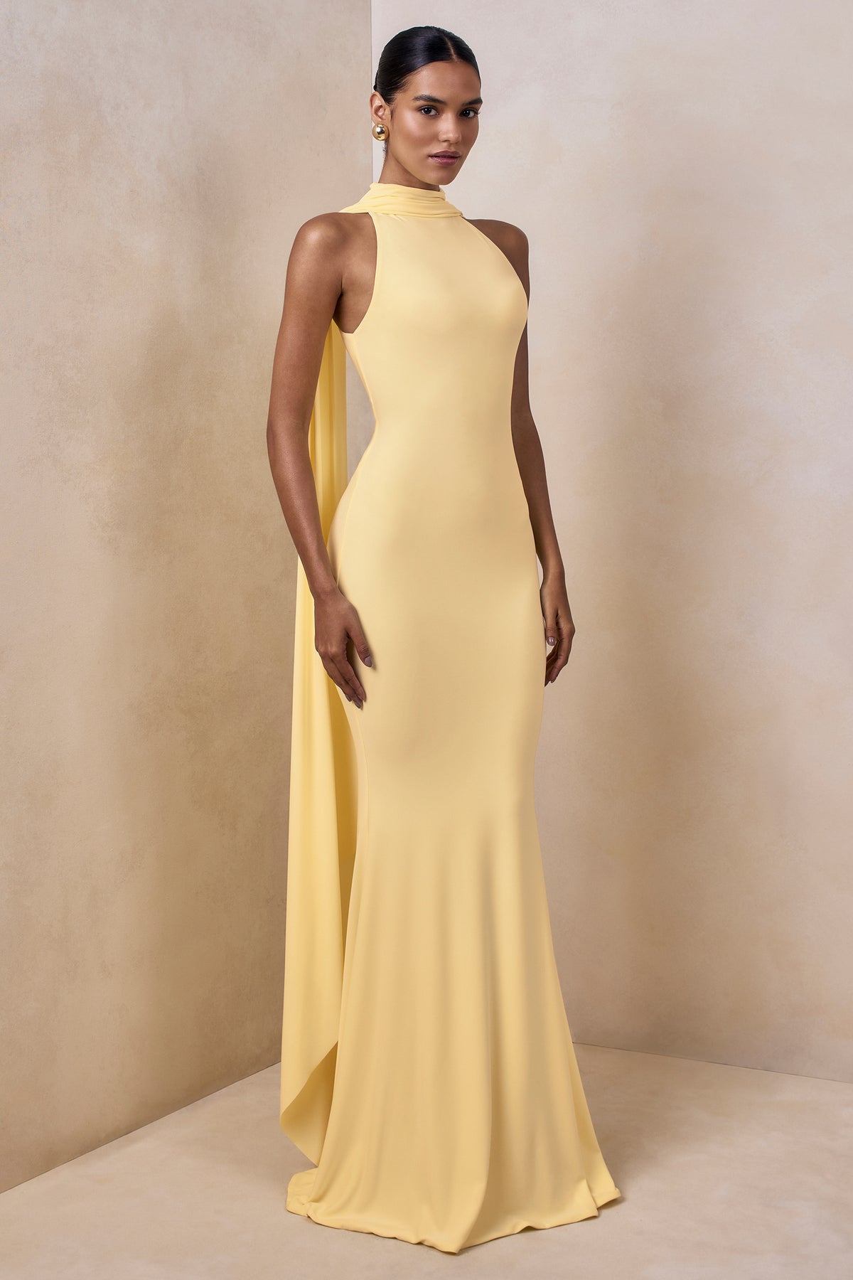ECM_HR_CL137448121 - Cordy | Lemon High-Neck Maxi Dress With Cape 03.jpg