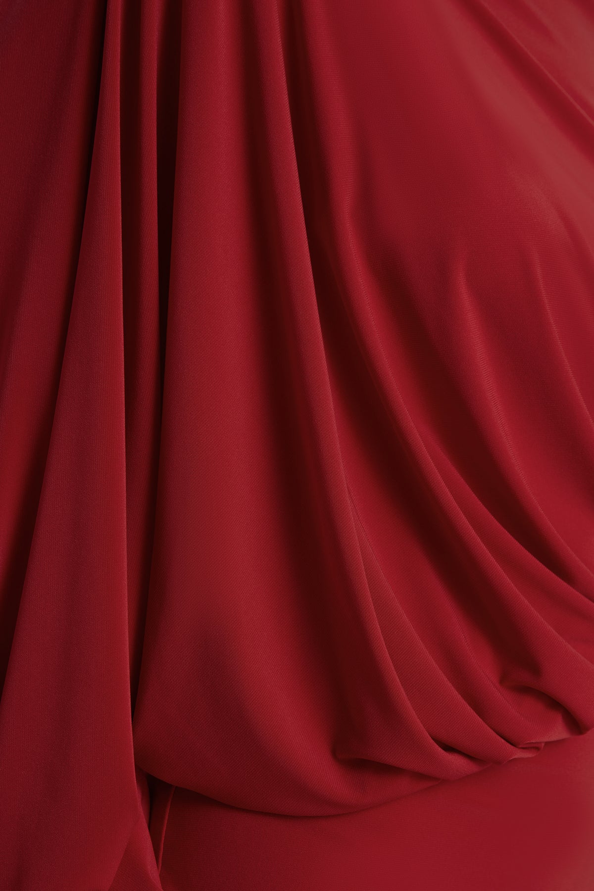 HR_CL137489477 - Zelda Red High-Neck Mini Dress With One-Long Sleeve And Twisted Detail 05.jpg