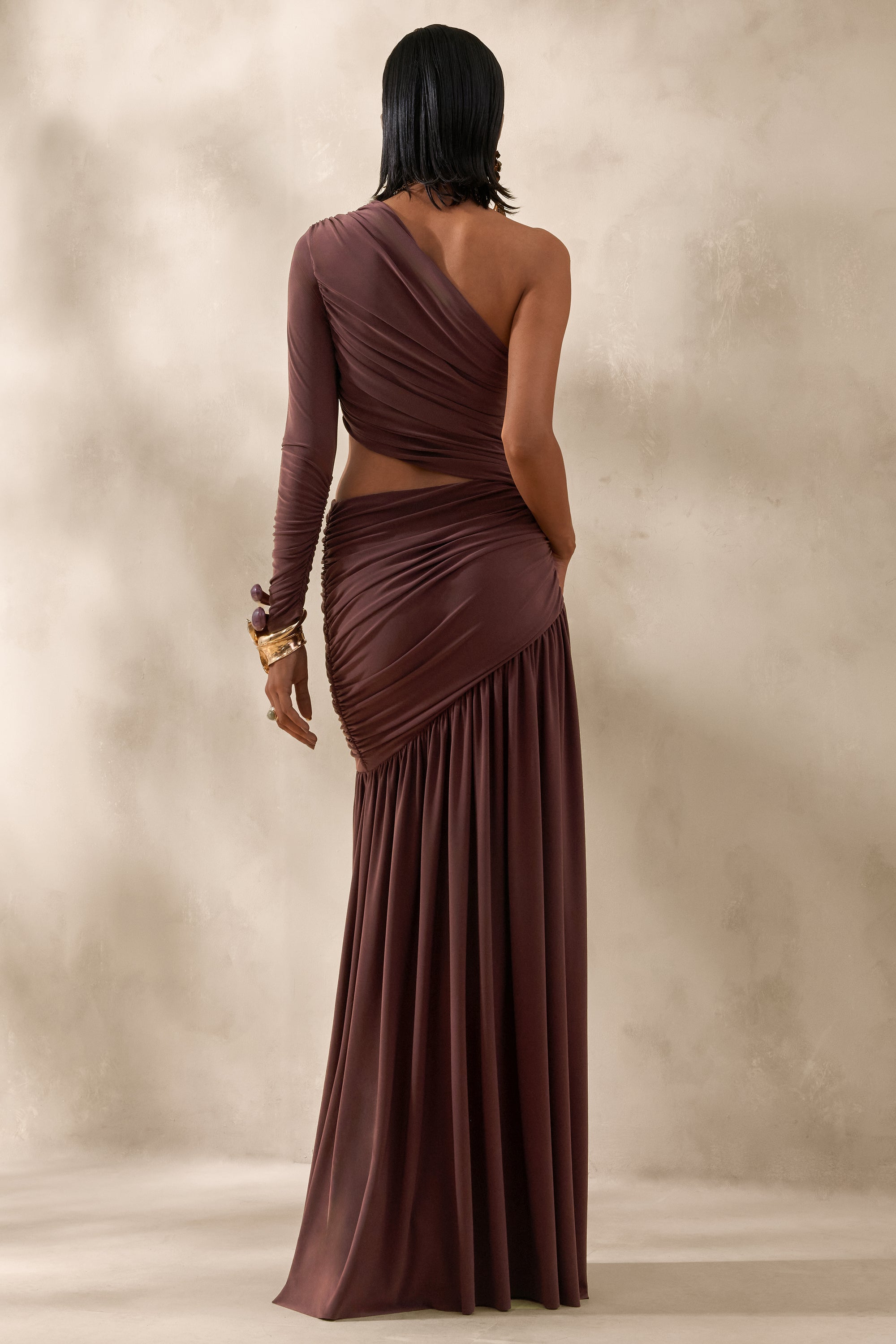 ECM_HR_CL137518021 -  Kinsley _ Brown Asymmetric-Neck Maxi Dress With Body Cut-Out Detail 2_2.jpg