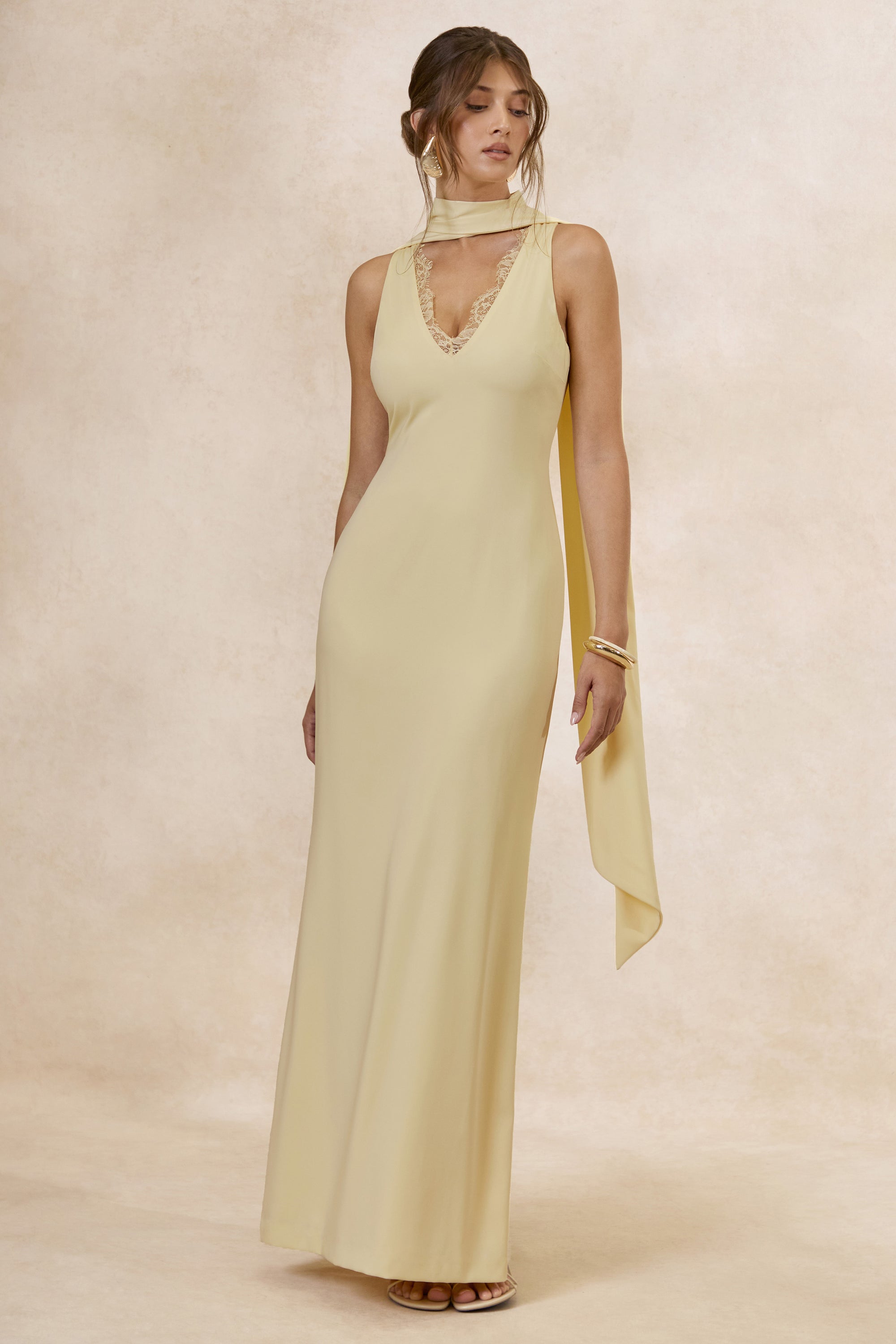 CL137583121 - True Icon _ Lemon Satin High-Neck Maxi Slip Dress With Sash0.jpg