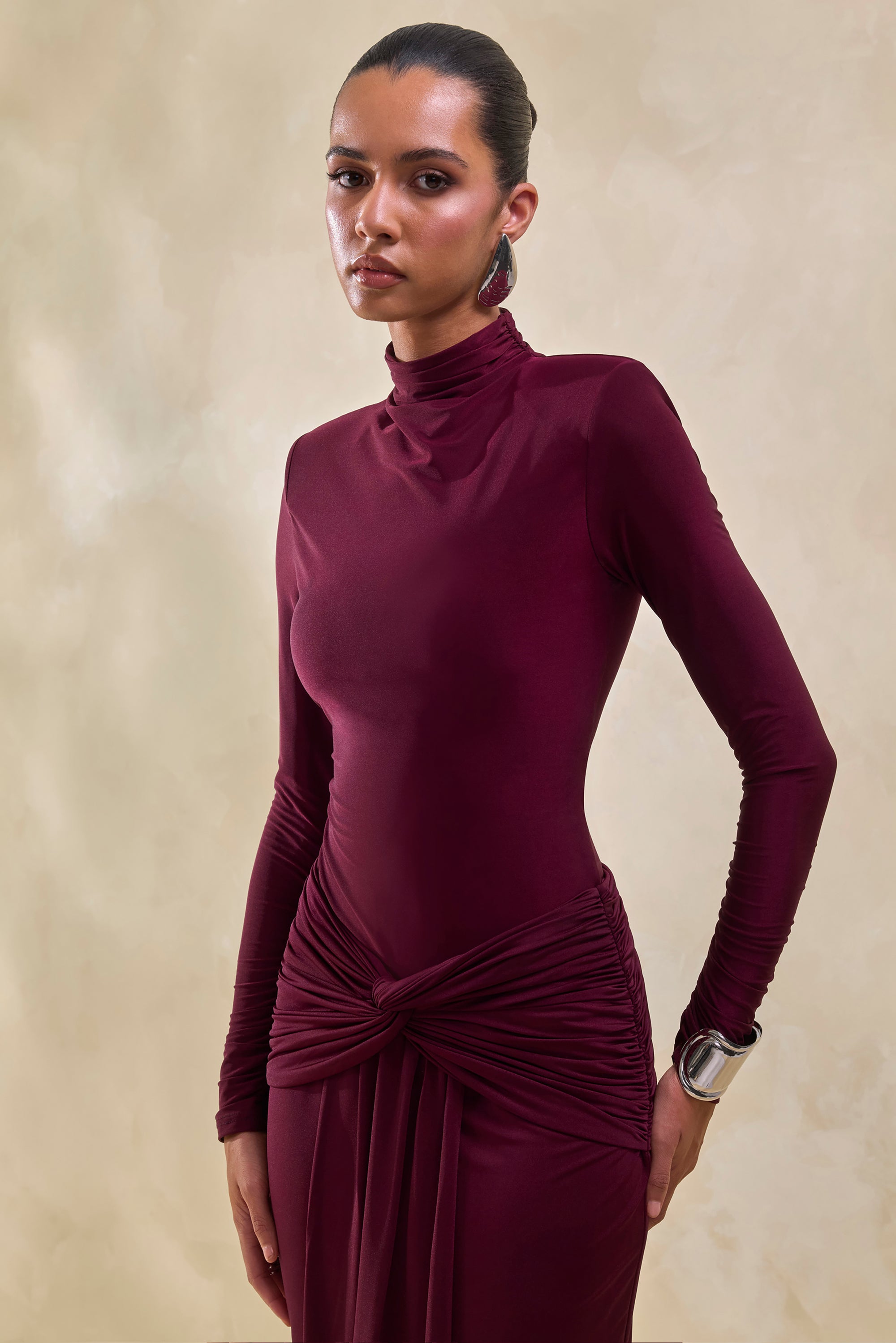 ECM_HR_CL137834102---Theria-Burgundy-Maxi-Skirt-With-Gathering-And-Knot-Detail-+-CL137818102---Lyanna-_-Burgundy-Turtle-Neck-Bodysuit4.jpg