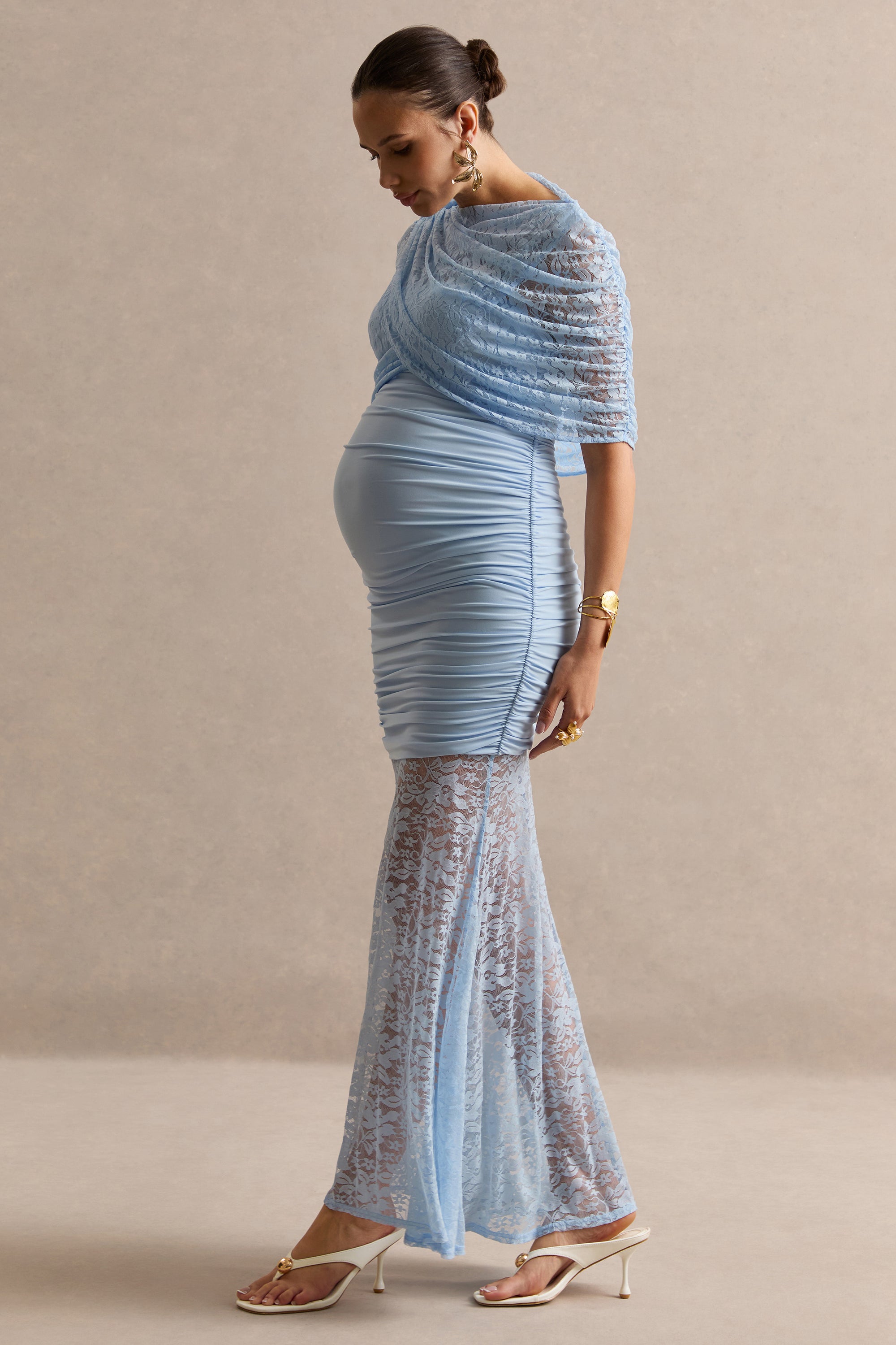 ECM_HR_CL138468013 - Bronta Light Blue Lace High-Neck Maternity Maxi Dress With Short Cape And Sheer Skirt1.jpg
