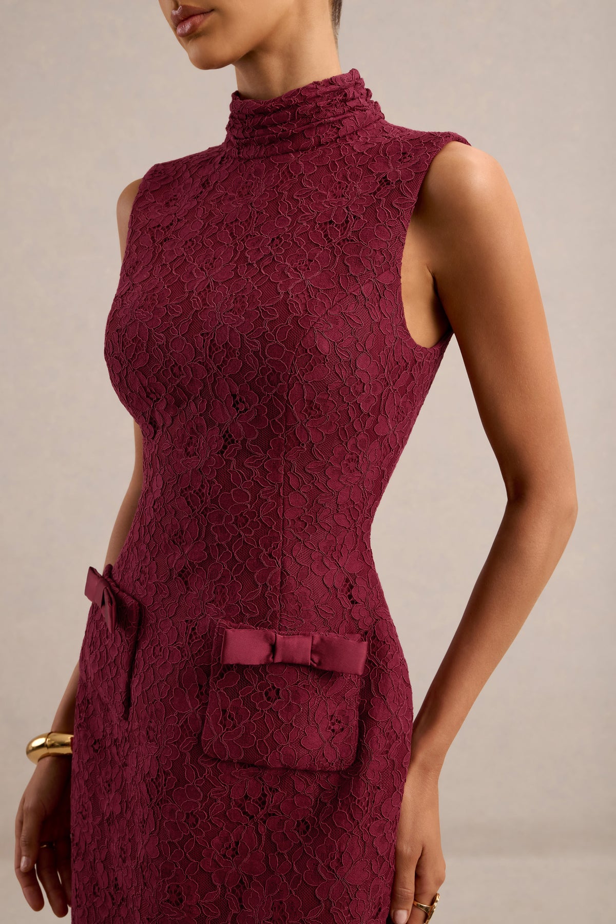 ECM_HR_Cl138527102 - Cielle _ Burgundy Lace High-Neck Mini Dress With Bows Detailing4.jpg