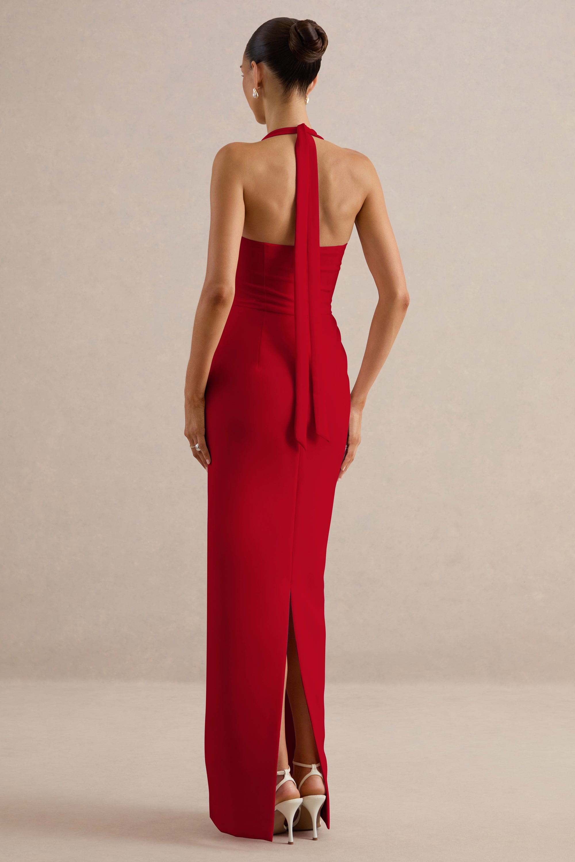 Heloira | Red Sweetheart-Neck Maxi Dress - CL138535100 6.jpg
