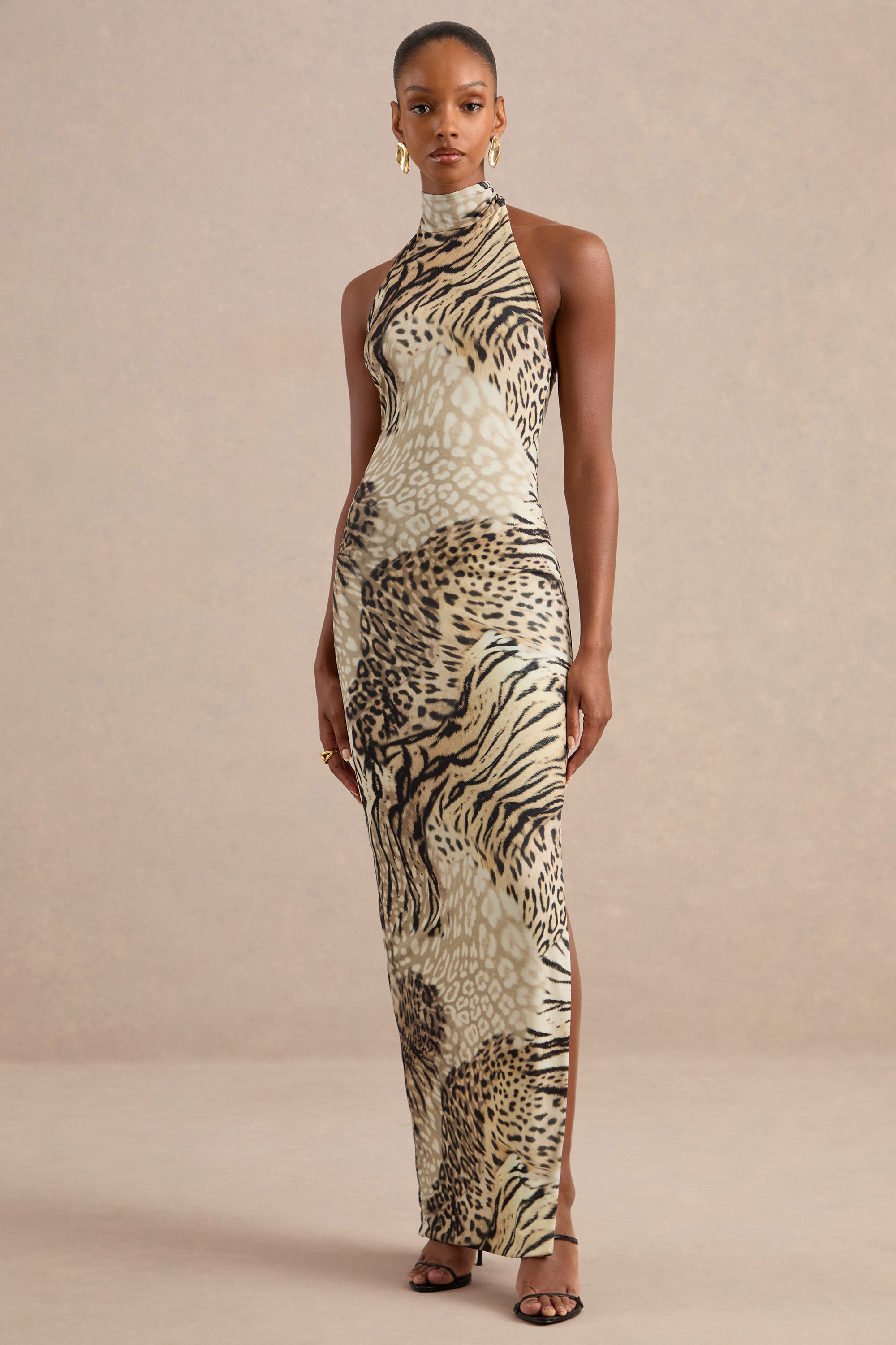 ECM_HR_CL138688021 - Arlise Brown Animal Print Halter-Neck Maxi Dress2.jpg