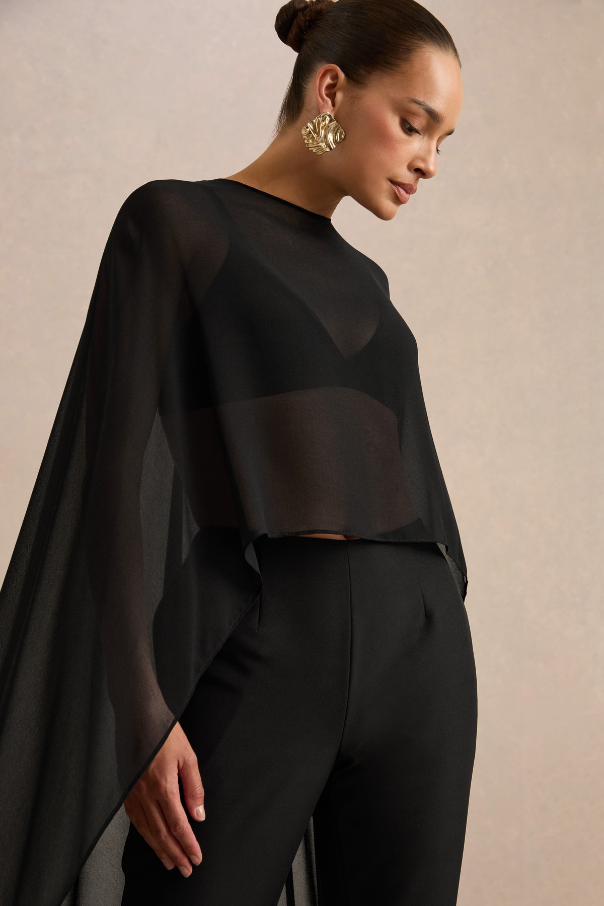ECM_HR_CL138701001 - Yanina Black Chiffon Wide-Neck Cape Top3.jpg