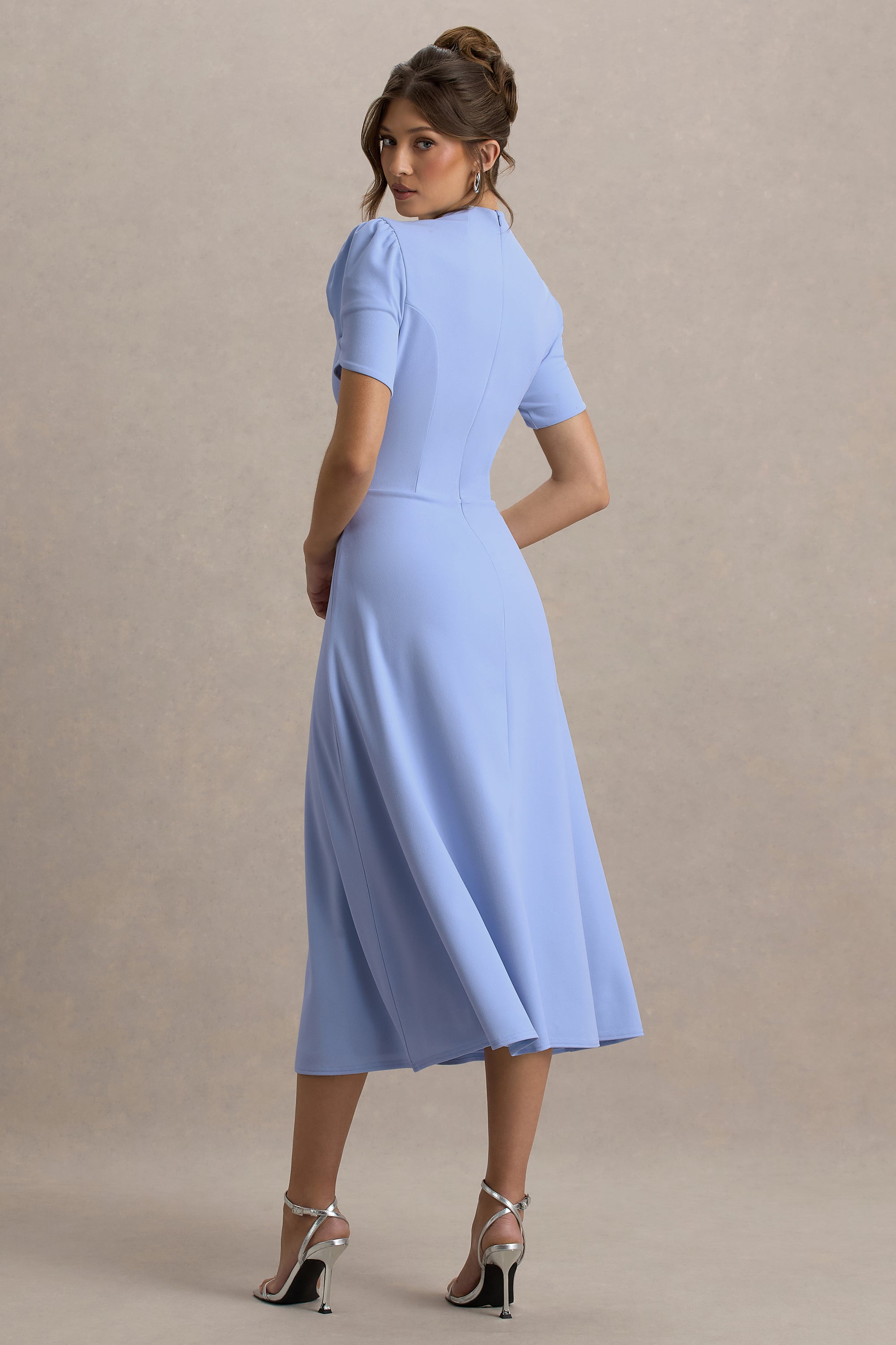 ECM_HR_CL138715013 - Vicky Powder Blue High Neck Midi Dress With Puff Sleeves 02.jpg