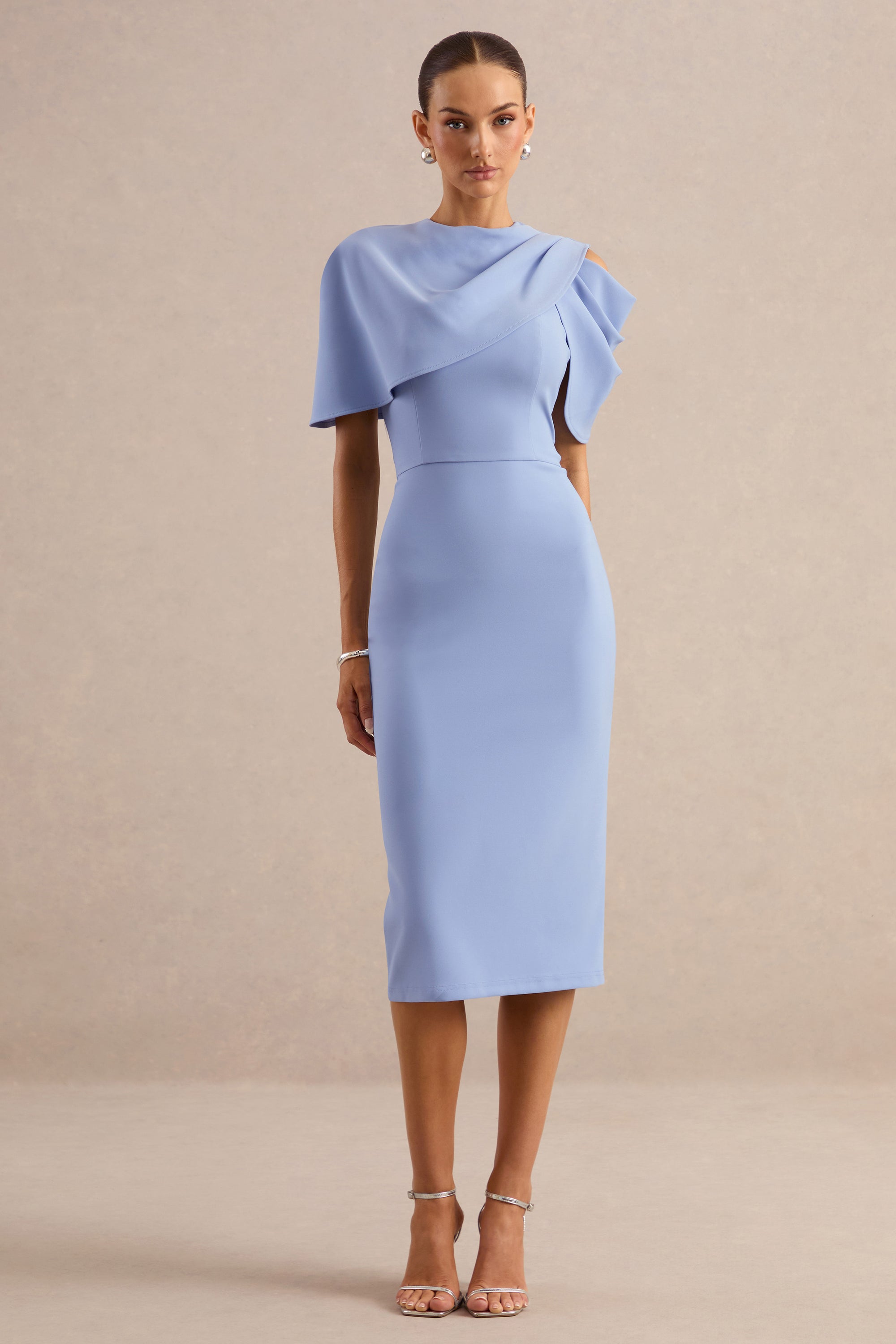 ECM_HR_CL138728013 - Dorothea _ Blue Draped Midi Dress With Cape0.jpg
