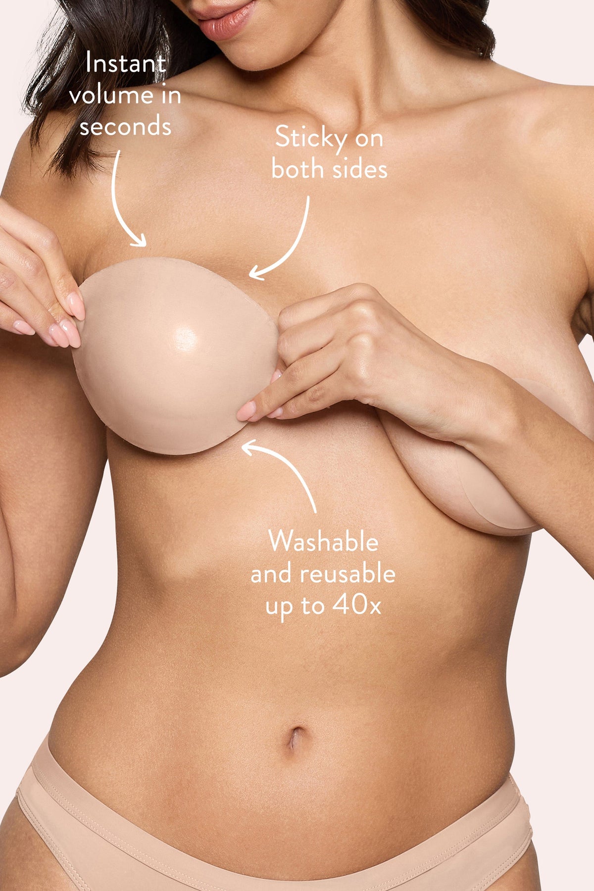 Demi Boost | Boomba Boost Einlagen in Beige