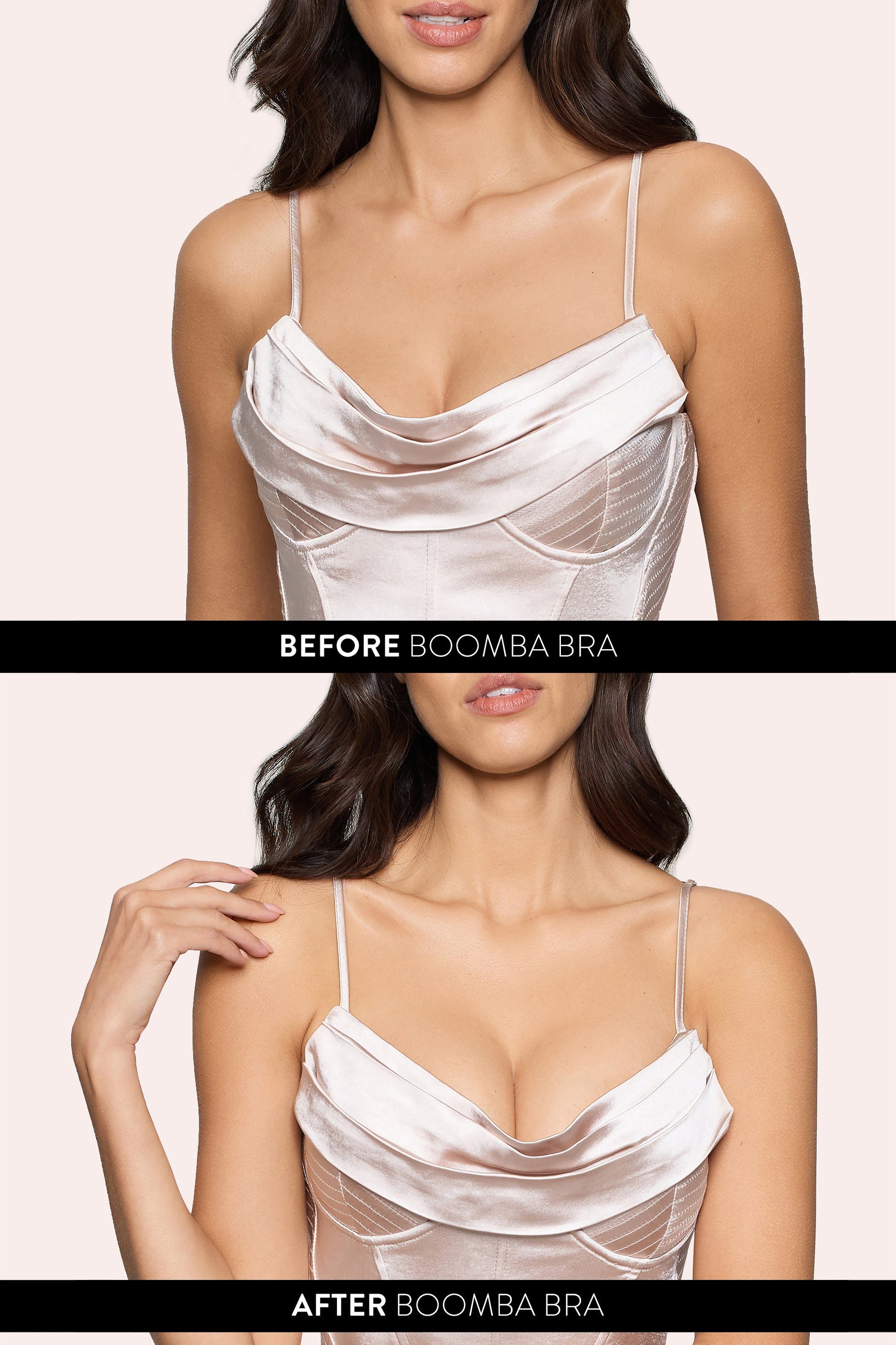 Magic Sticky Bra | Boomba Beige Gepolsterter BH