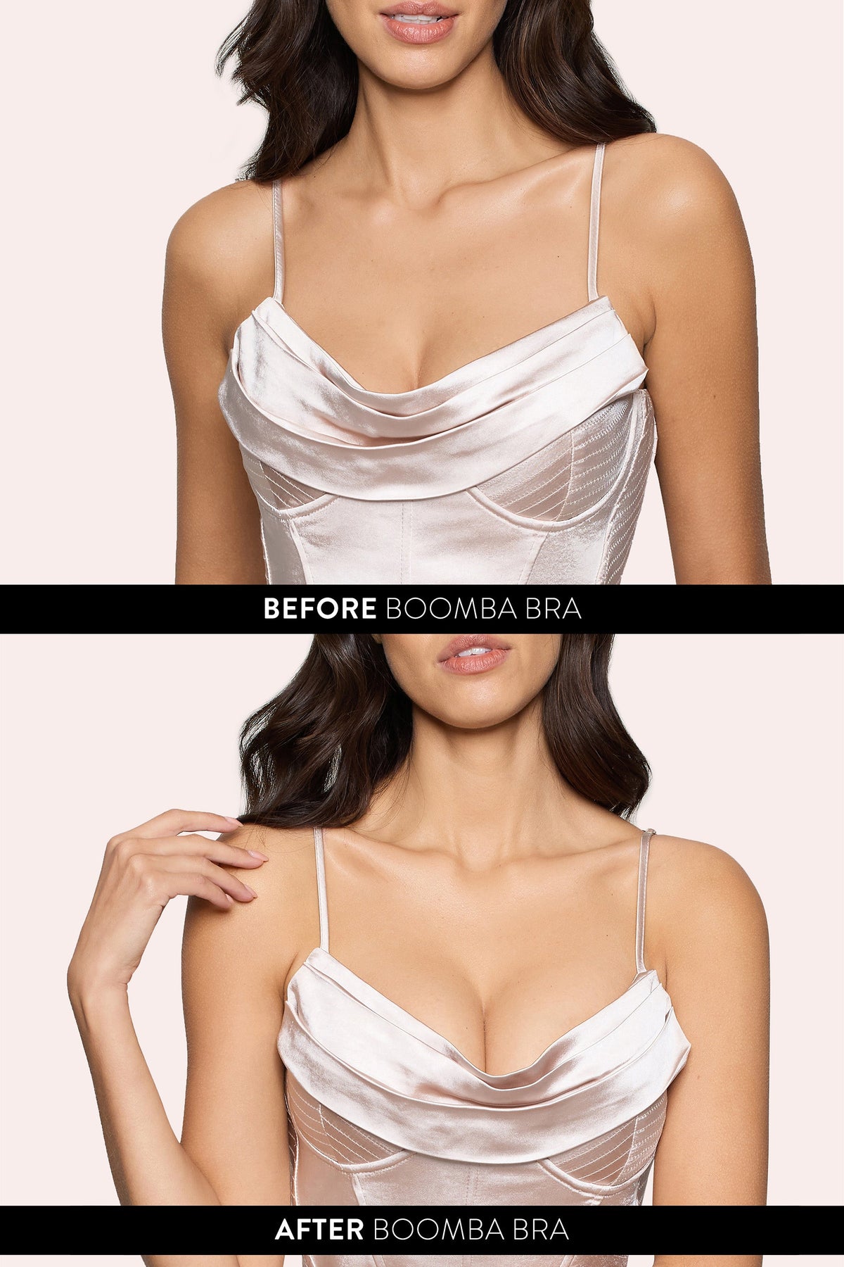 Magic Sticky Bra | Boomba Beige Gepolsterter BH