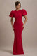 Love Letters | Rotes Maxikleid mit Puffärmeln