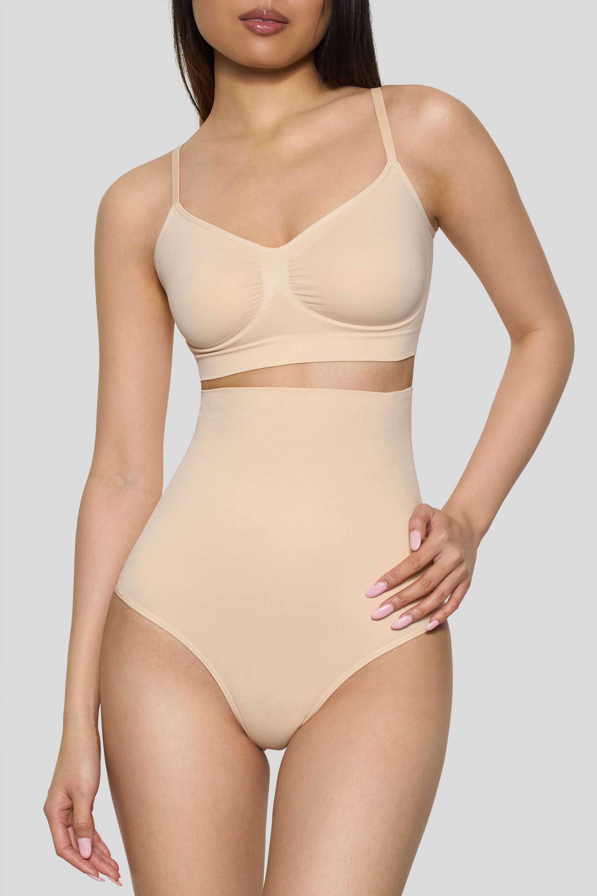 BOOMBA | Figurformender High-Waist Shaper in Sand